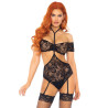 Leg Avenue - Ensemble Deux Pièces Top & Teddy M/L